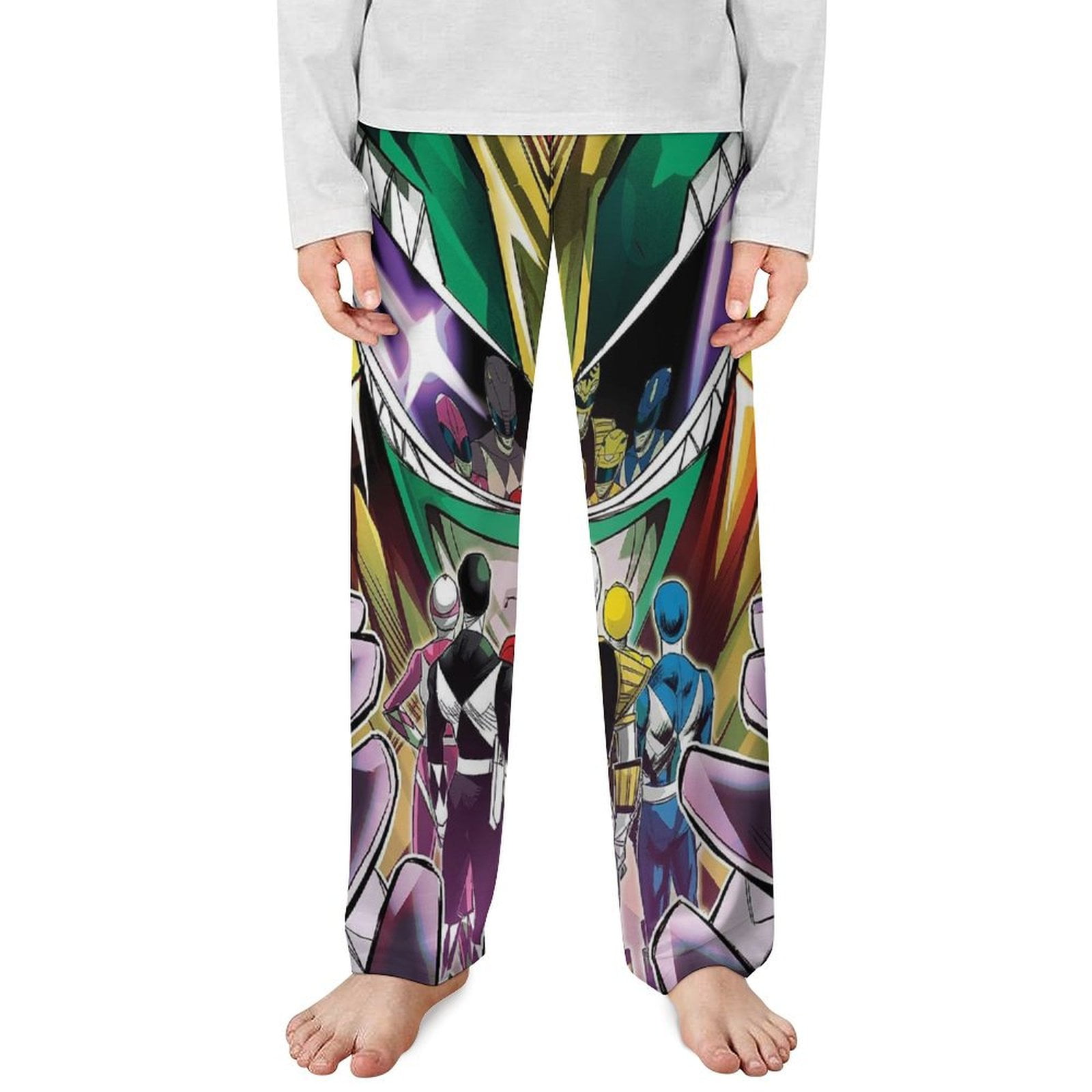 Power Rangers Pajama Pants for Kids Long Sleep Plaid Pants Soft Lounge ...