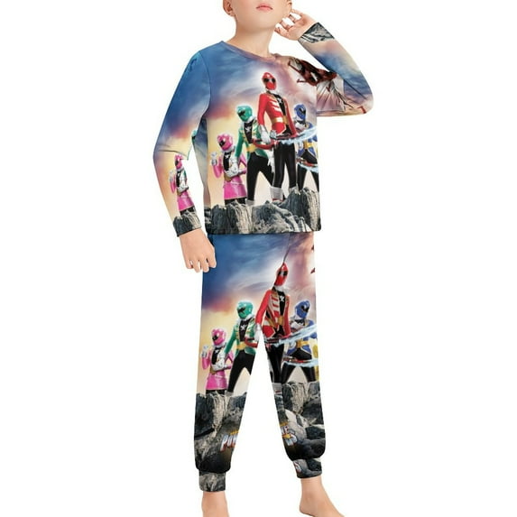 Power Rangers Pajamas 2 Piece Pjs Set Sleepwear
