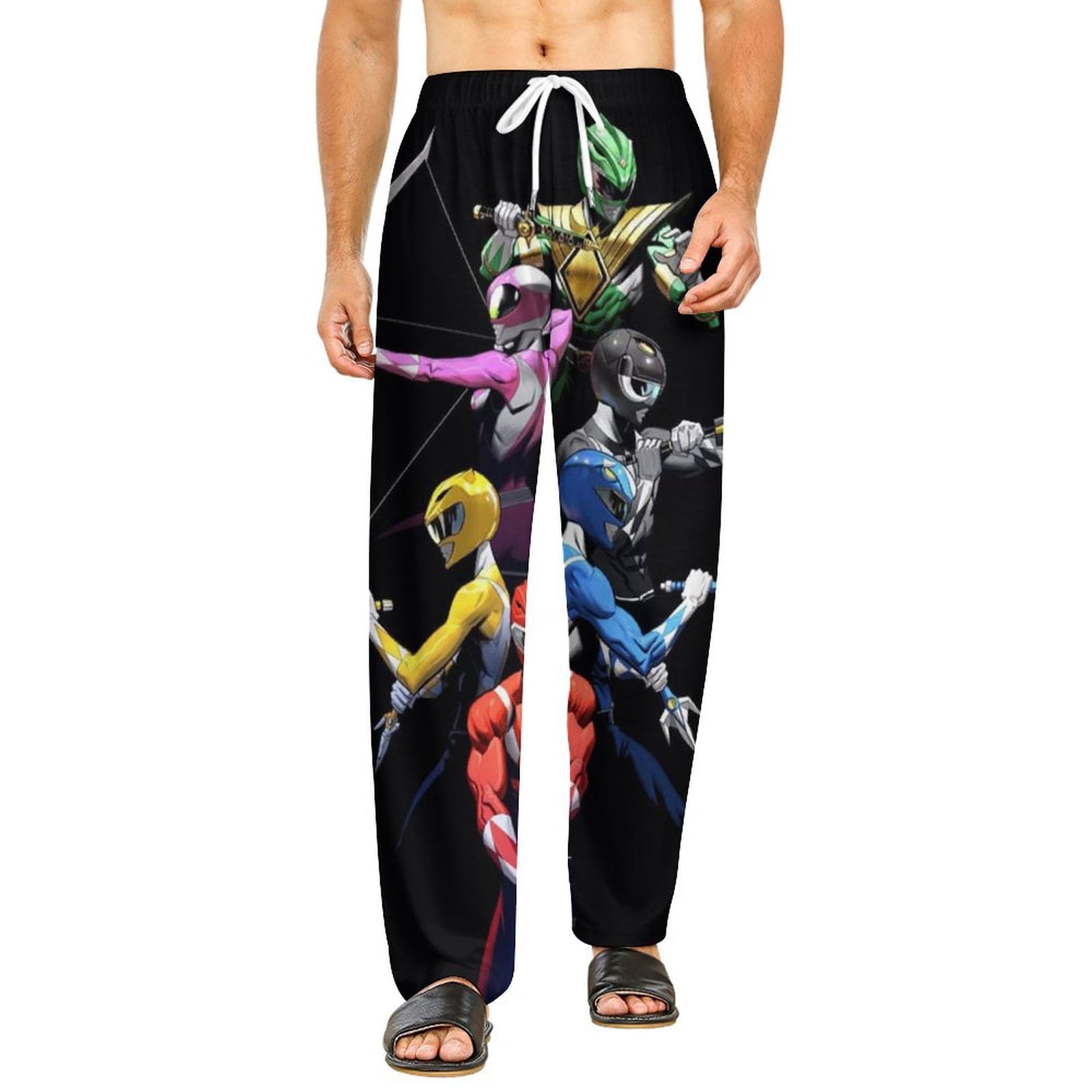 Power Rangers Pajamas Pants 3D Printing Wide Leg PJ Pant Loungewear ...