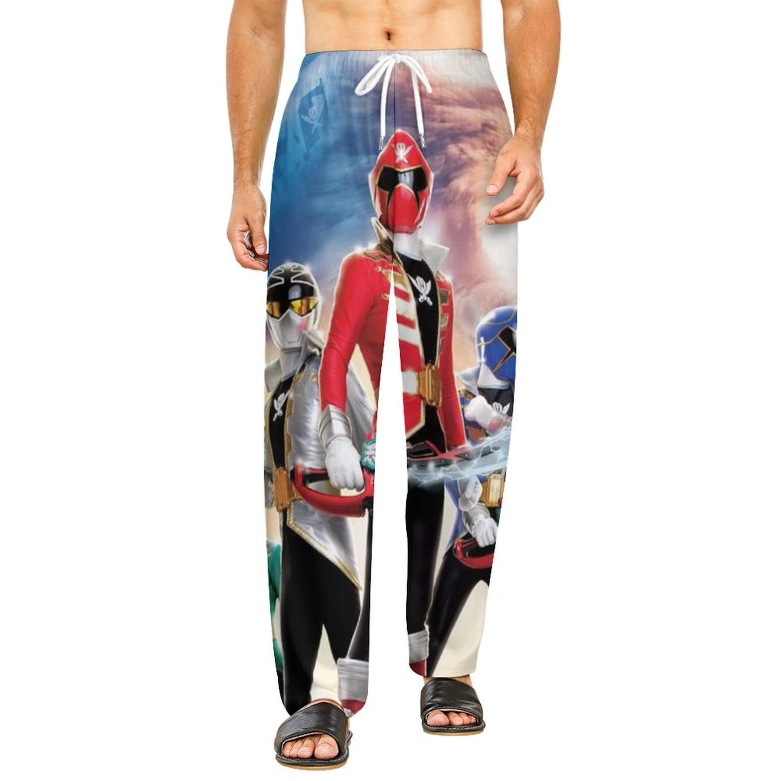 Power Rangers Pajamas Pants 3D Printing Wide Leg PJ Pant Loungewear ...