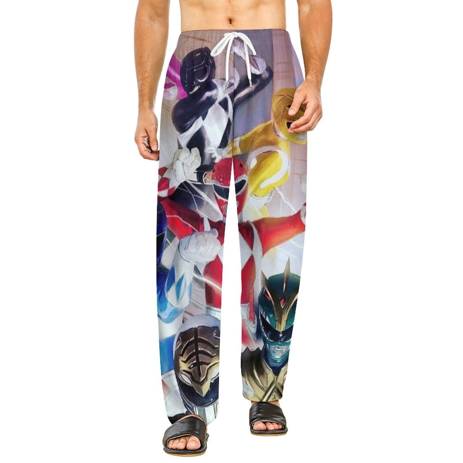 Power Rangers Pajamas Pants 3D Printing Wide Leg PJ Pant Loungewear ...