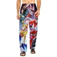 thumbnail image 1 of Power Rangers Pajamas Pants 3D Printing Wide Leg PJ Pant Loungewear Casual Comfy Sleepwear Lounge Pants for Men WomenL, 1 of 9