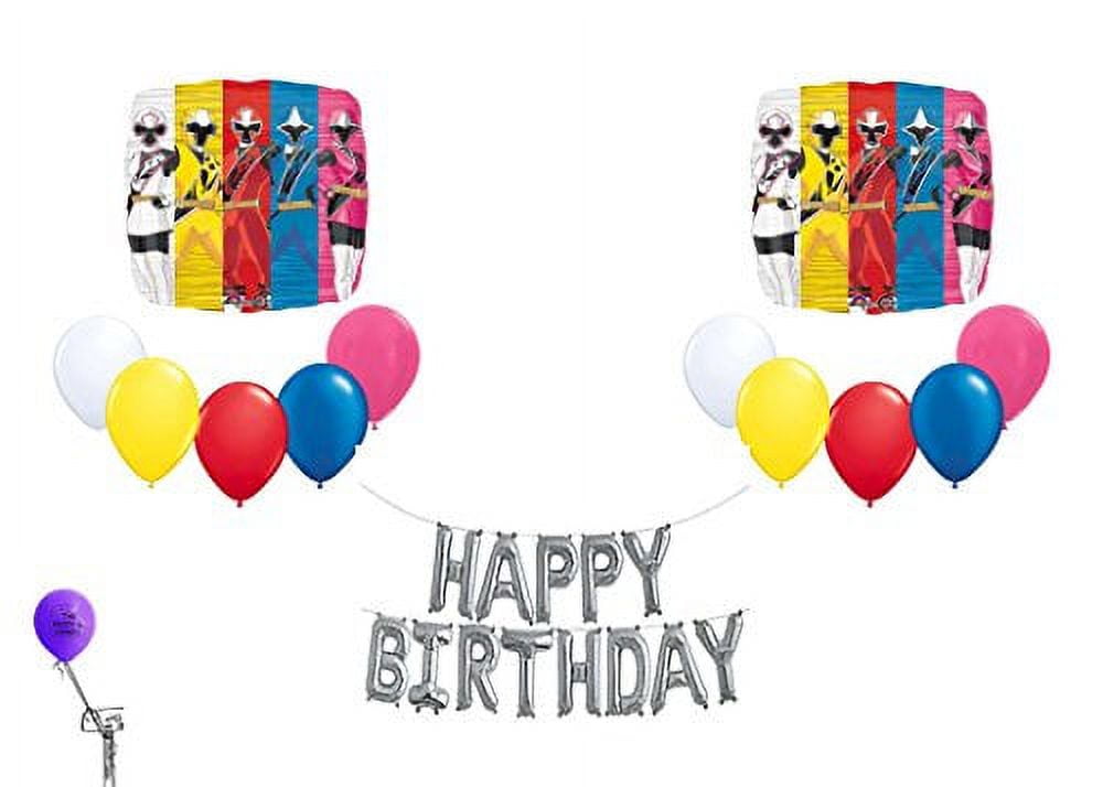 PARTYSUPPLYBYSPURSGRL Power Rangers Party Balloon Bouquet