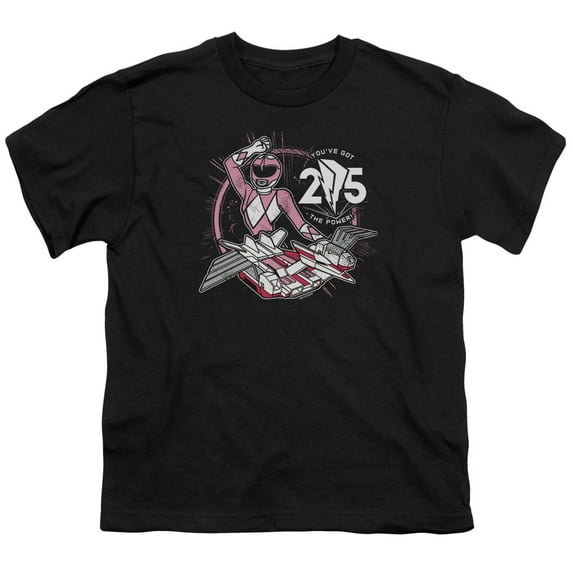 Power Rangers - Pink 25 - Youth Short Sleeve Shirt - Small