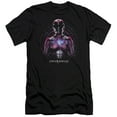 thumbnail image 1 of Power Rangers Pink Ranger Adult 30/1 T-Shirt Black, 1 of 1