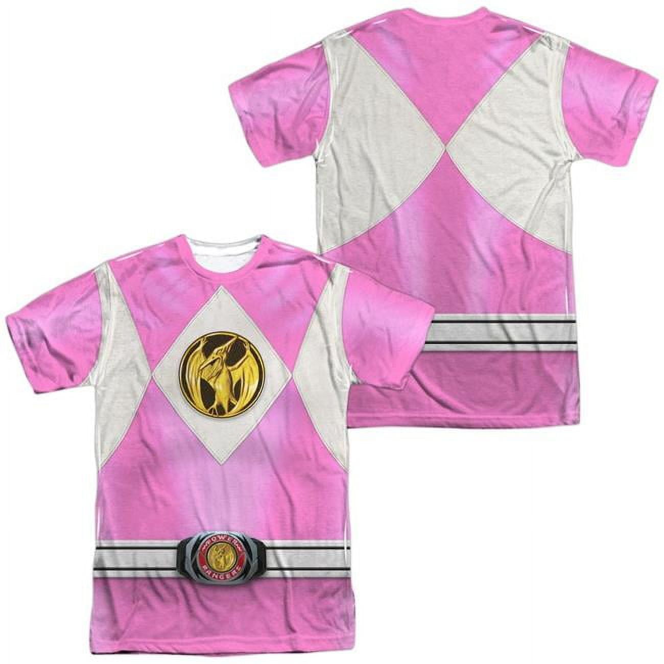 Power Rangers - Pink Ranger Emblem (Front/Back Print) - Short Sleeve ...