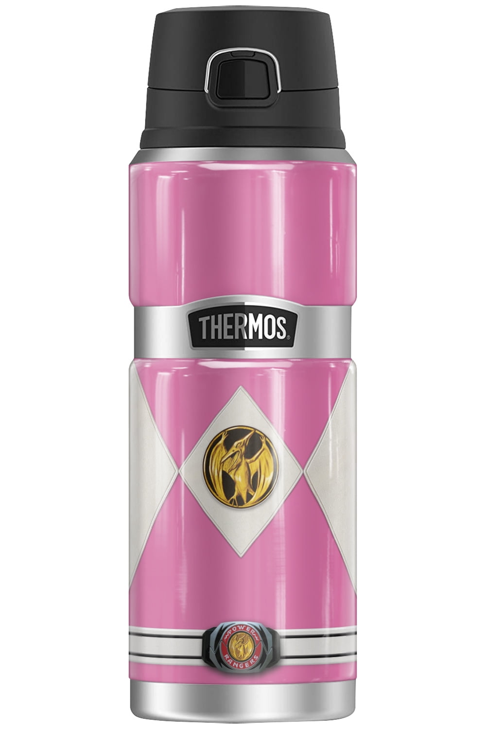 Power Rangers Pink Ranger Emblem THERMOS STAINLESS KING Stainless Steel ...