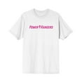 thumbnail image 1 of Power Rangers Pink Ranger Firing Bow Adult White Crew Neck Short Sleeve T-shirt-Large, 1 of 4