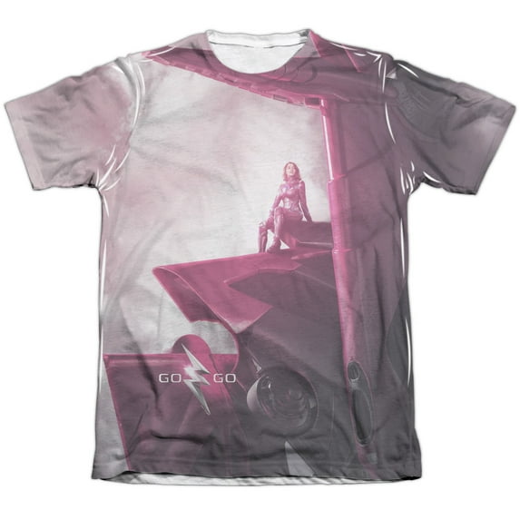 Power Rangers - Pink Zord Poster - Short Sleeve Shirt - XXX-Large