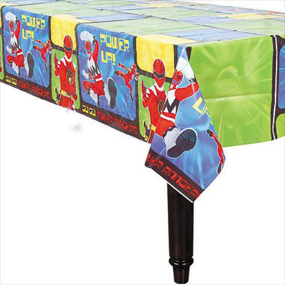 VARIOUS Power Rangers Plastic Table Cover (1ct)