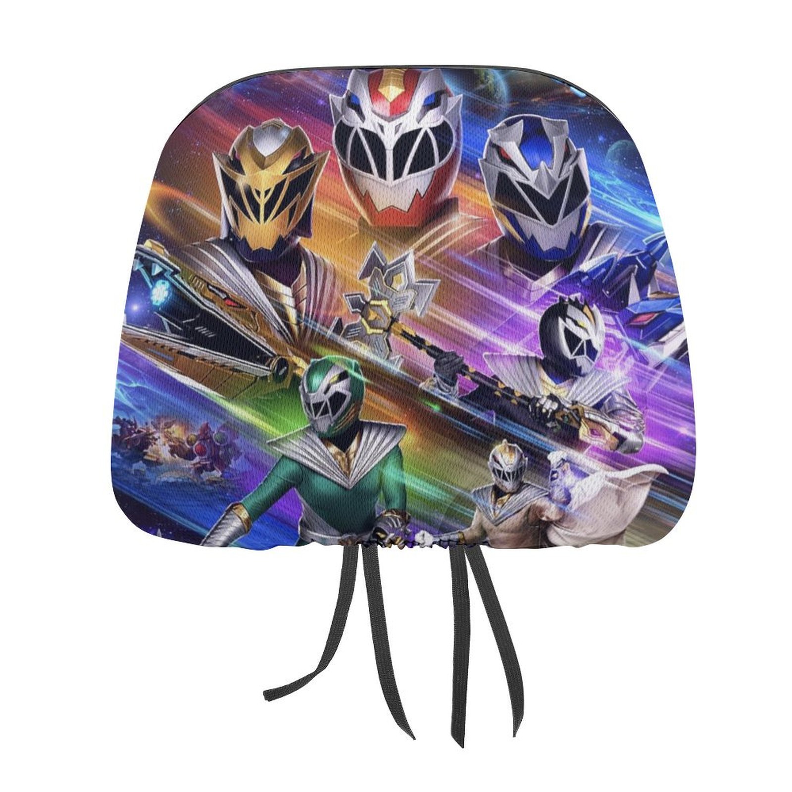 Power Rangers Poster Car Headrest Cover Accessories Vehicles Seat ...