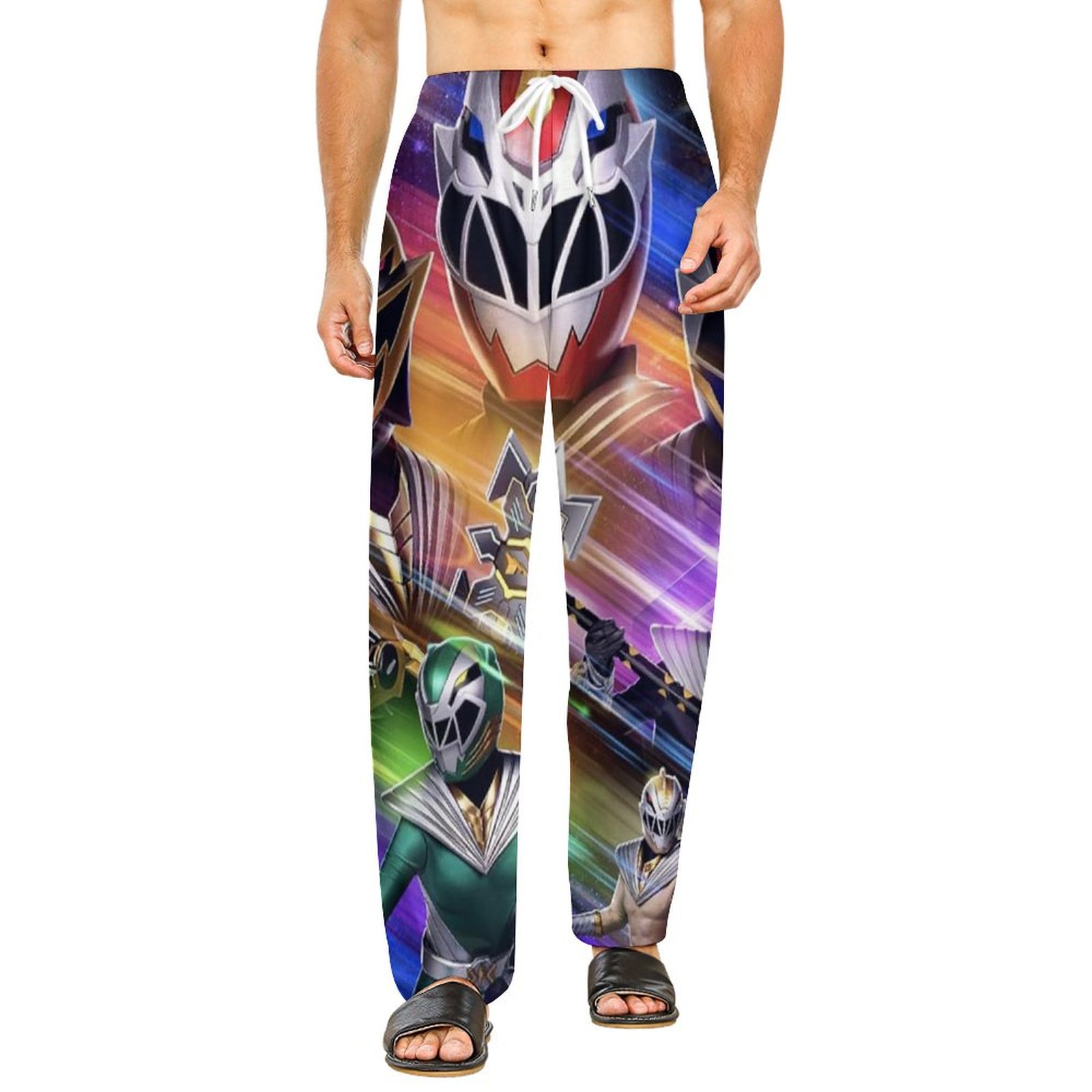 Power Rangers Poster Unisex Pajama Pants Bottoms Daily Cozy Soft Lounge ...
