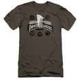 thumbnail image 1 of Power Rangers Power Coins Premium Adult Slim Fit 30/1 T-Shirt Charcoal, 1 of 1