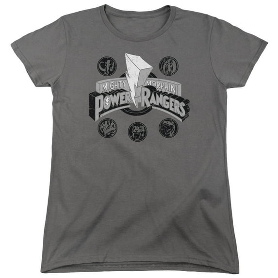 Power Rangers - Power Coins - Women's Short Sleeve Shirt - X-Large