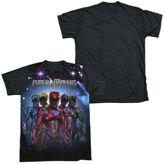 Power Rangers - Power Surge - Short Sleeve Black Back Shirt - Medium