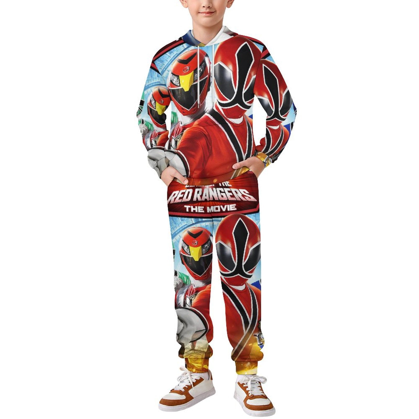 Power Ranger Pants Power Rangers Pullover Hoodie And Sweatpants 2 Pieces Sweatsuit Jogging ...