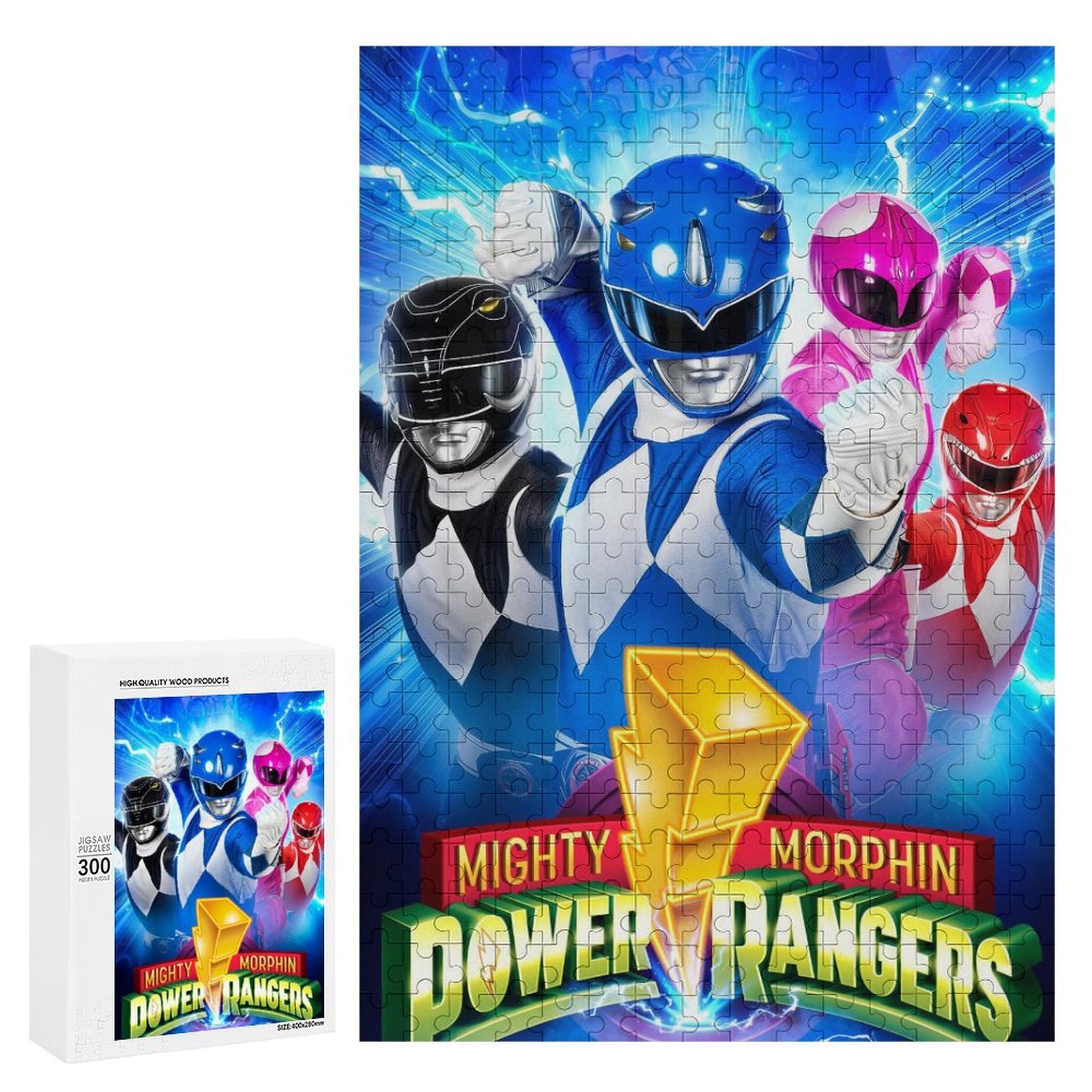 Power Ranger 25 Puzzle Power Rangers Puzzle - 300 PCS Jigsaw Puzzle - Walmart.com