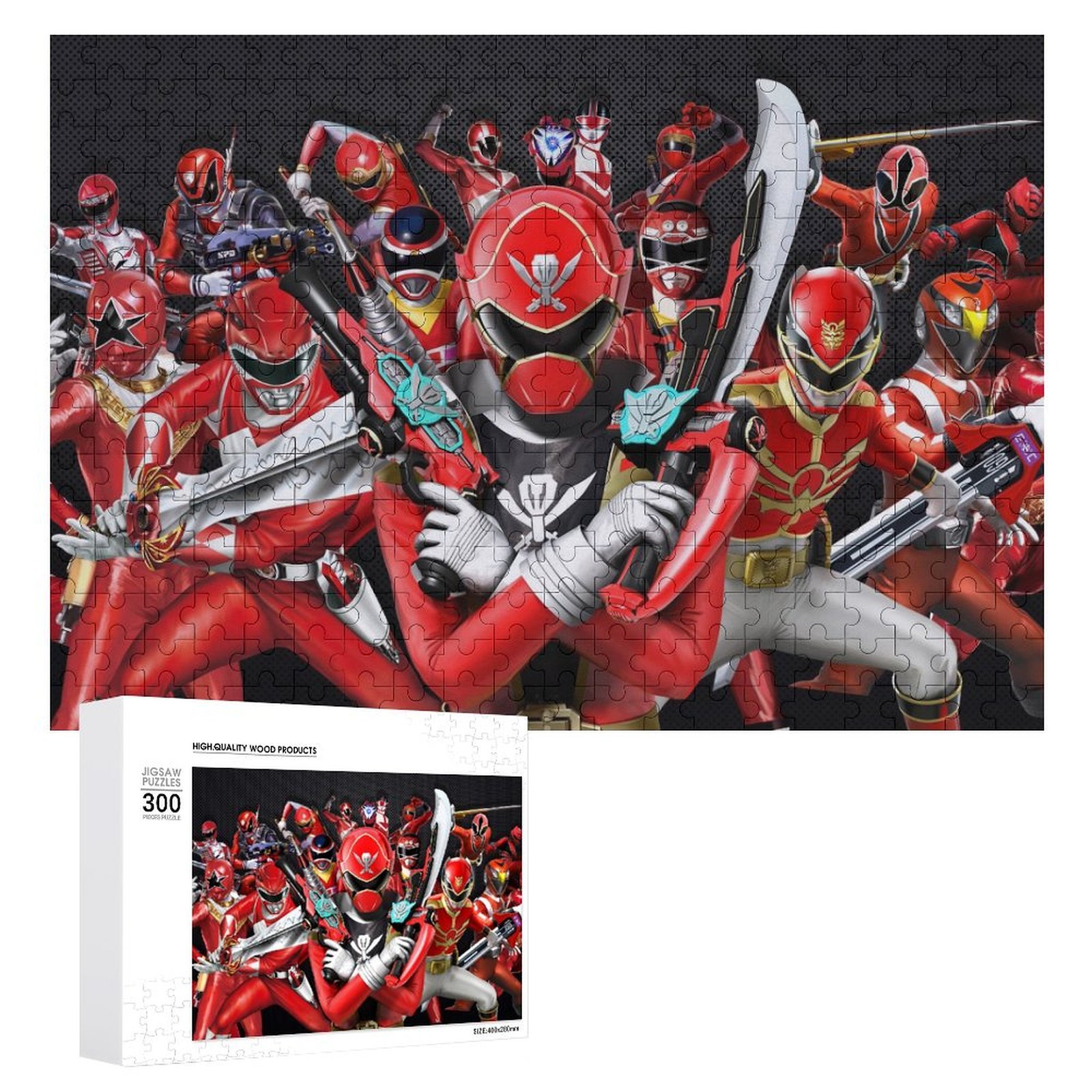 Power Ranger 25 Puzzle Power Rangers Puzzle - 300 PCS Jigsaw Puzzle - Walmart.com