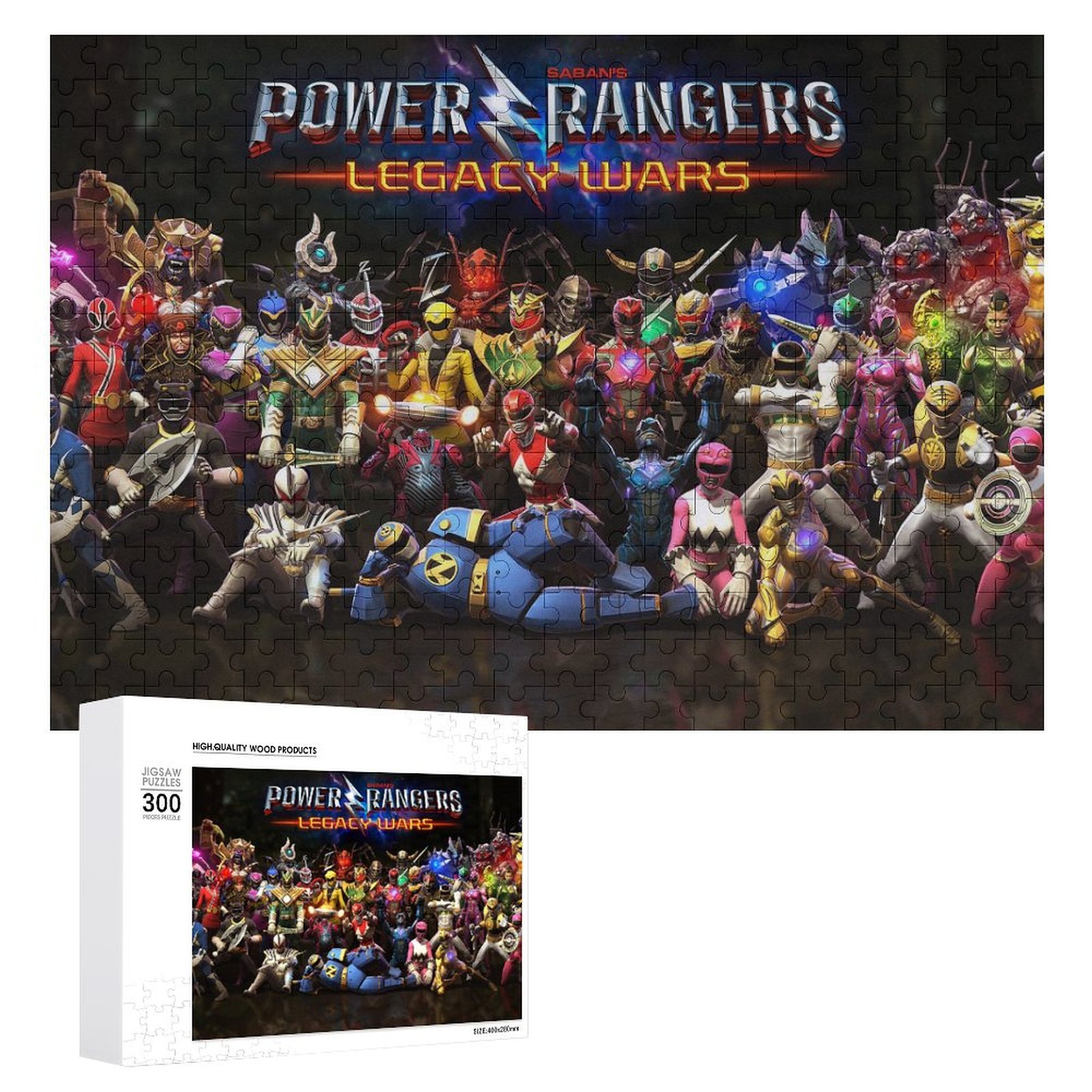 Power Ranger 25 Puzzle Power Rangers Puzzle - 300 PCS Jigsaw Puzzle - Walmart.com