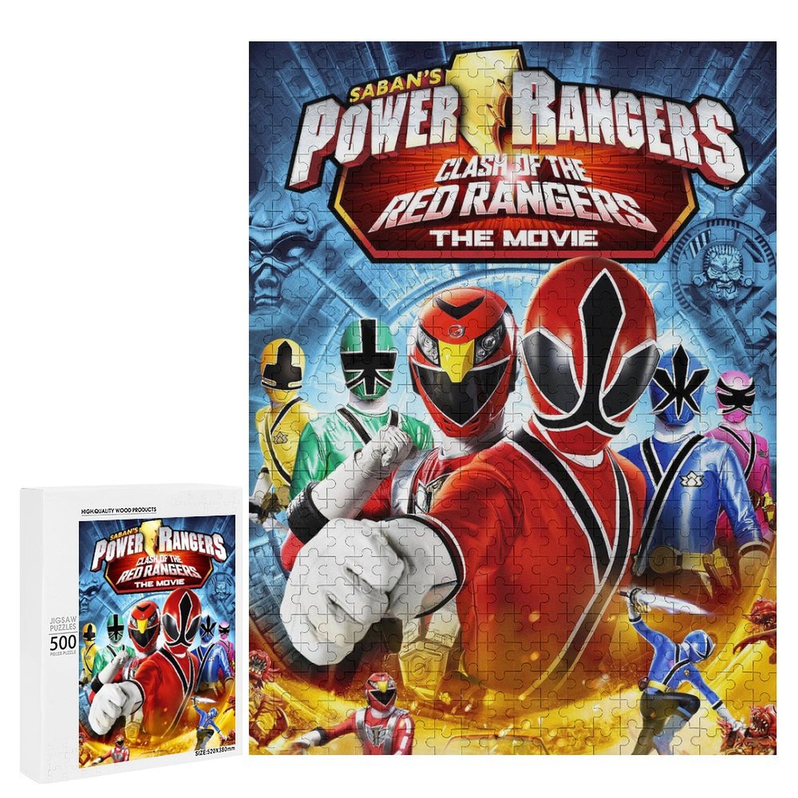 Power Ranger 25 Puzzle Power Rangers Puzzle - 500 PCS Jigsaw Puzzle - Walmart.com