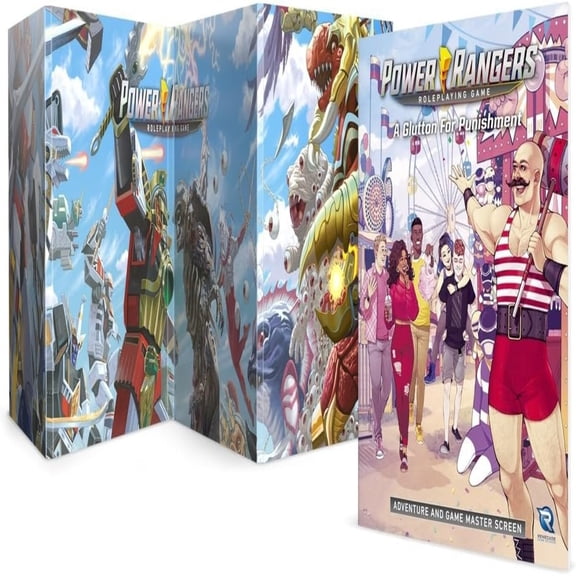Renegade Game Studios Power Rangers Roleplaying Game A Glutton for Punishment Adventure & Game Master Screen