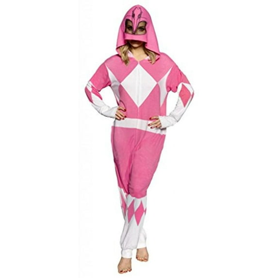 Power Rangers Ranger Adult One Piece Pajama Union Suit