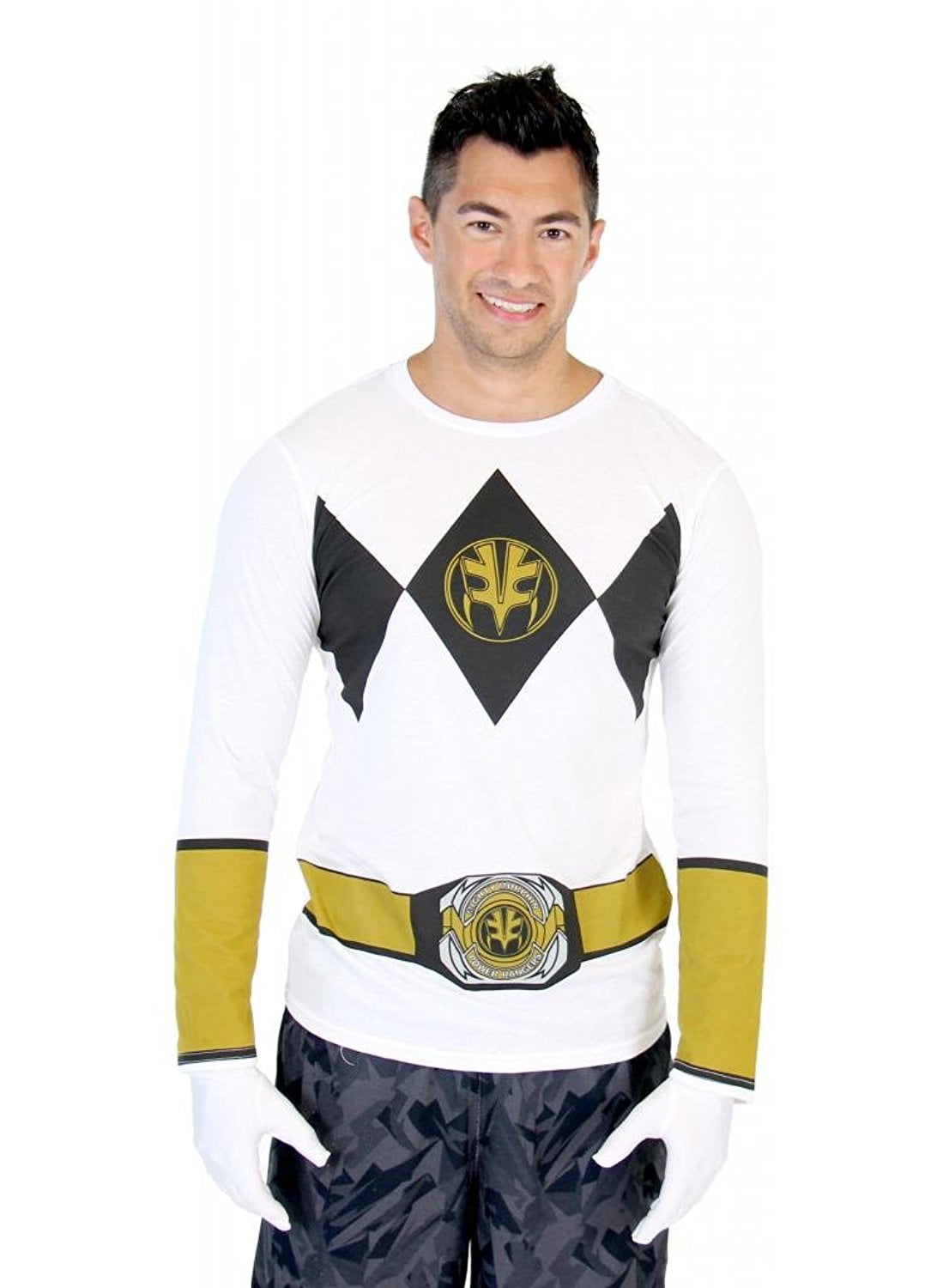 Power Rangers Ranger Long Sleeve T-Shirt & Gloves - Walmart.com