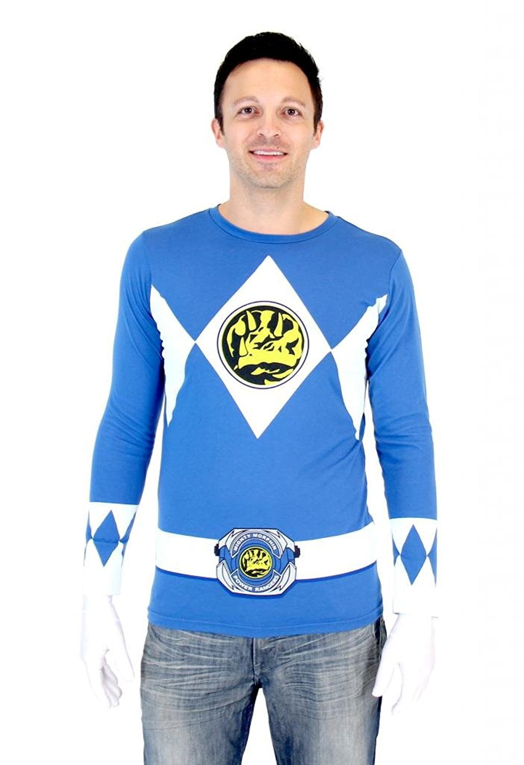 power rangers ranger long sleeve t-shirt & gloves - Walmart.com