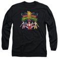thumbnail image 1 of Power Rangers Men's Rangers Unite Long Sleeve Small Black, 1 of 2