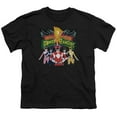 thumbnail image 1 of Power Rangers Boys' Rangers Unite T-shirt Youth Small Black, 1 of 2
