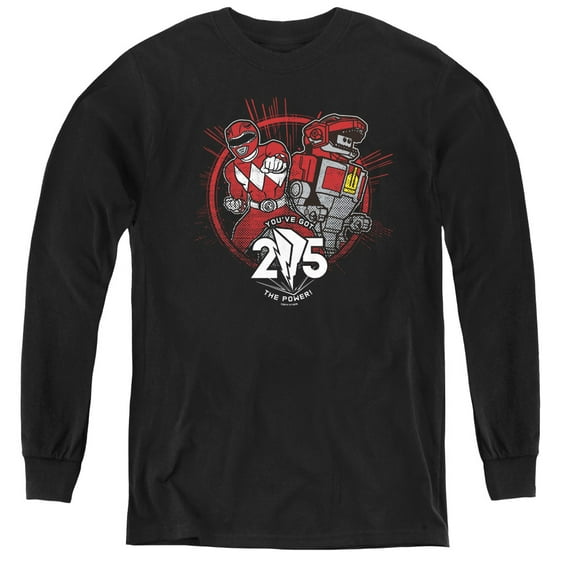 Power Rangers - Red 25 - Youth Long Sleeve Shirt - X-Large