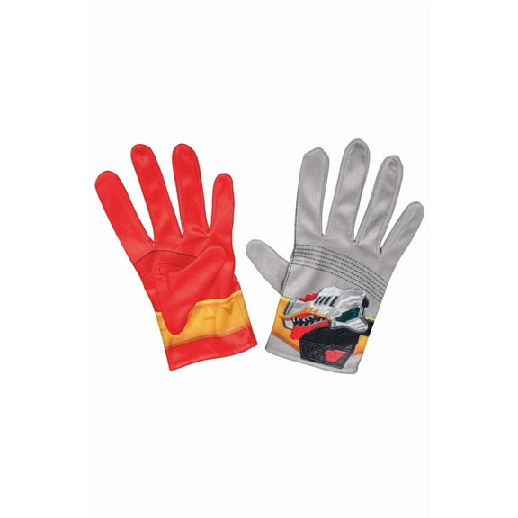 Power Rangers Red Dino Fury Gloves Holiday Costume Accessory