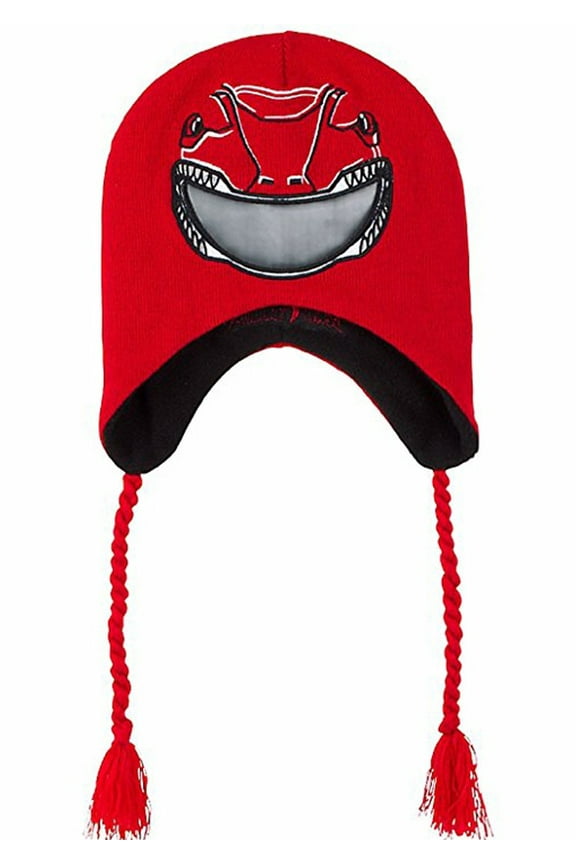 Power Rangers Red Laplander Style Hat (One Size, Child)