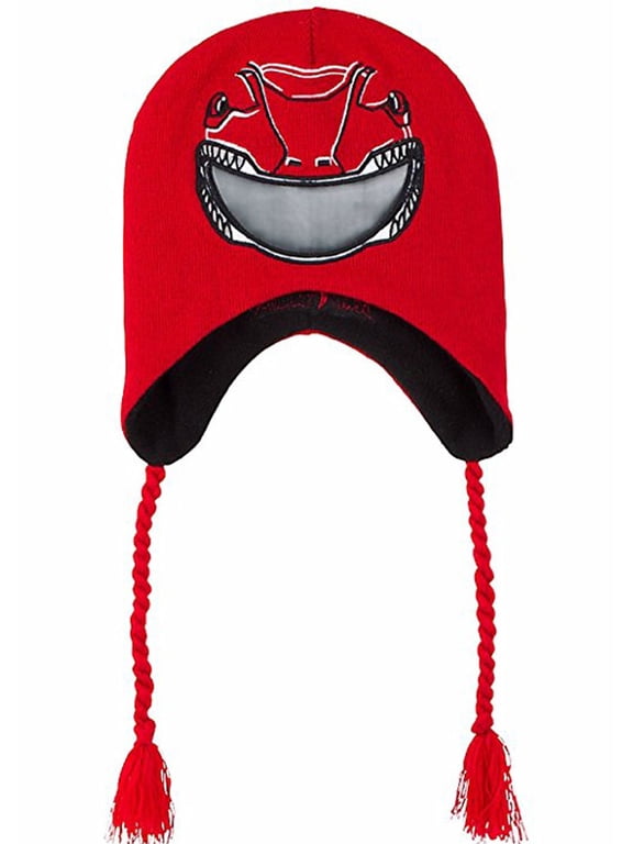 Power Rangers Red Laplander Style Hat (One Size, Child)