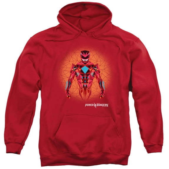 Power Rangers - Red Power Ranger Graphic - Pull-Over Hoodie - Large