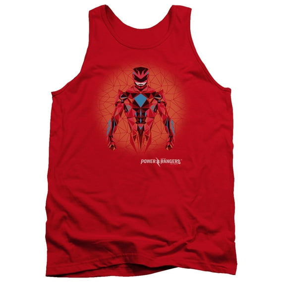 Power Rangers - Red Power Ranger Graphic - Tank Top - Small