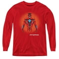 thumbnail image 1 of Power Rangers - Red Power Ranger Graphic - Youth Long Sleeve Shirt - Small, 1 of 2