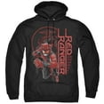 thumbnail image 1 of Power Rangers Red Ranger Adult Pullover Hoodie Sweatshirt Black, 1 of 2