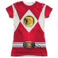 thumbnail image 1 of Power Rangers  Red Ranger Emblem Girls Jr Sublimation White, 1 of 2