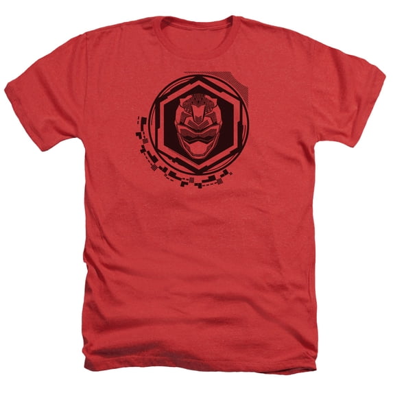 Power Rangers - Red Ranger - Heather Short Sleeve Shirt - Small