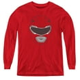thumbnail image 1 of Power Rangers - Red Ranger Mask - Youth Long Sleeve Shirt - Large, 1 of 2