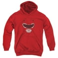 thumbnail image 1 of Power Rangers Red Ranger Mask Youth Pullover Hoodie Sweatshirt Red, 1 of 1