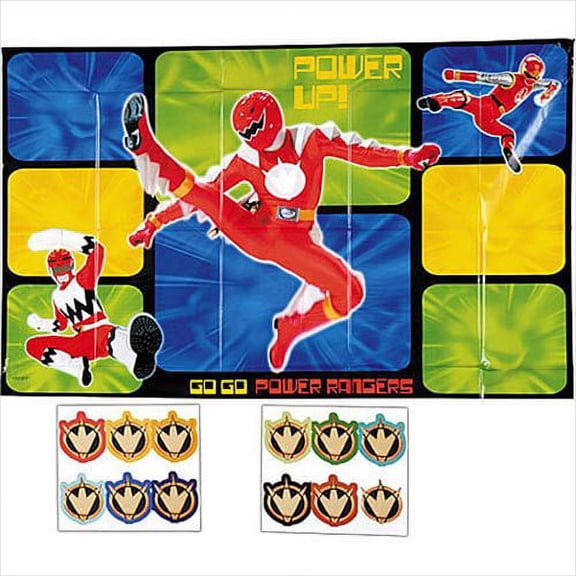 Power Rangers 'Red Ranger' Party Game Poster (1ct)