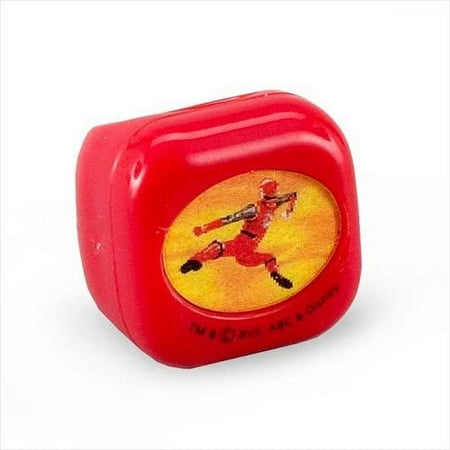 Power Rangers 'Red Ranger' Plastic Rings / Favors (4ct)