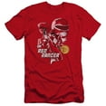 thumbnail image 1 of Power Rangers - Red Ranger - Premium Slim Fit Short Sleeve Shirt - Large, 1 of 2
