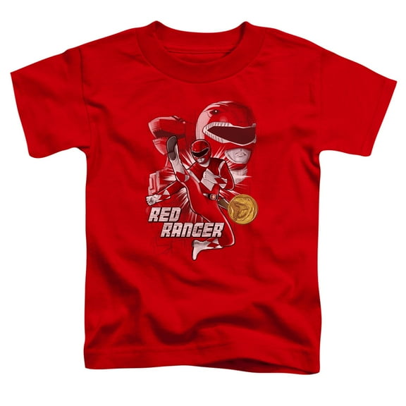 Power Rangers - Red Ranger - Toddler Short Sleeve Shirt - 3T