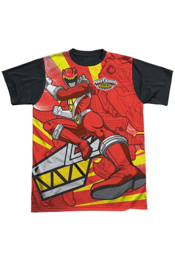Red Ranger Unisex Adult Halloween Costume Sublimated T Shirt