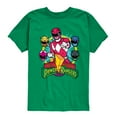 thumbnail image 1 of Power Rangers - Red Ranger With Faces - Boy's Short Sleeve Tee, 1 of 4
