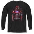 thumbnail image 1 of Power Rangers Red Ranger Youth Long Sleeve T-Shirt Tee Black, 1 of 1