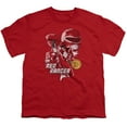thumbnail image 1 of Power Rangers - Red Ranger - Youth Short Sleeve Shirt - X-Large, 1 of 2